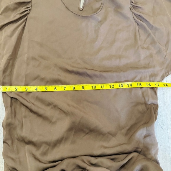 Theory 100% silk brown dress - Picture 6 of 8